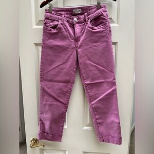 Kut from the Kloth Ankle Jeans in Vibrant Purple